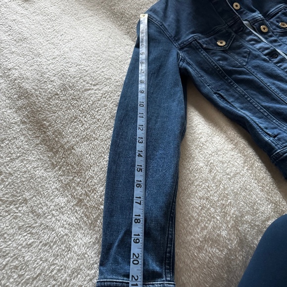 Kate Spade Classic Denim Jacket, Size extra small, Color in indigo blue - Picture 5 of 11
